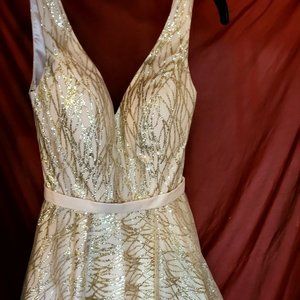 Size 6 Gold premium event dress